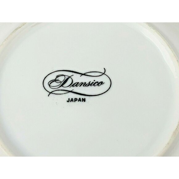 Pair Danisco Japan Teahouse Rose Berry Bowls 5.5" Floral Design - Picture 7 of 9